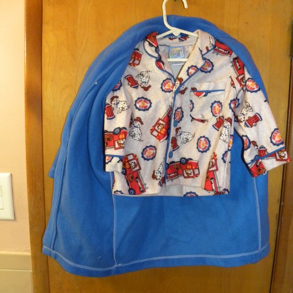 Cute Boys 4 Piece Pajama Set Size 24 Month - Picture 3 of 5